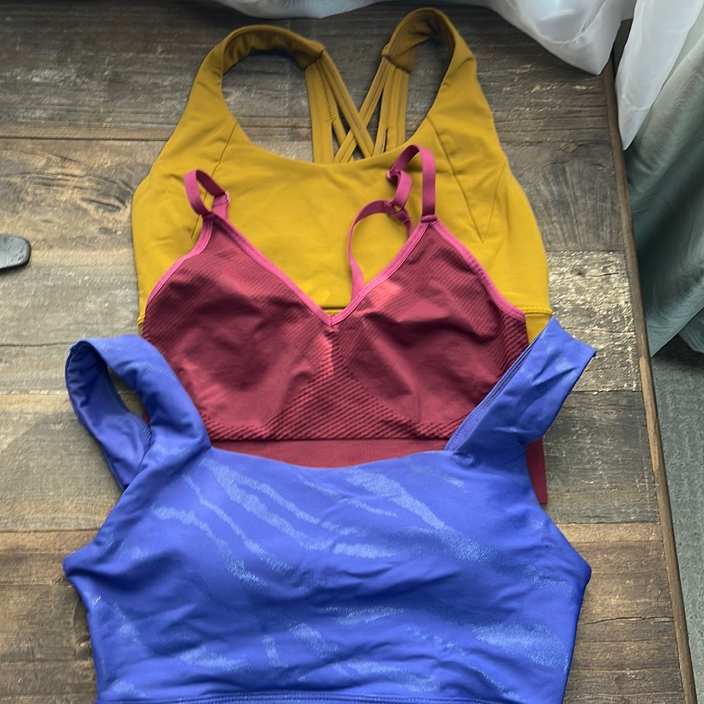 Lot of sports Bra’s only worn a handful of times.